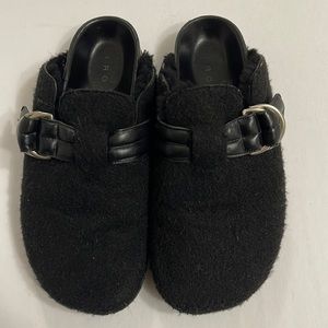 IRO bracci leather mules